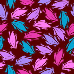 Seamless floral pattern - Illustration