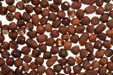 peeled hazelnut