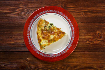 quiche with halibut
