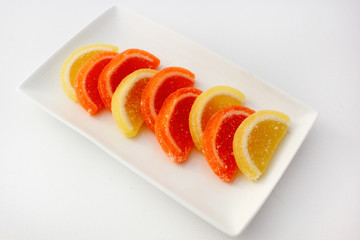 Orange et citron confits