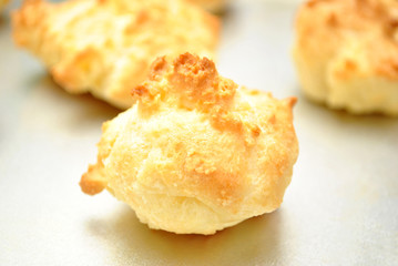 Browned Biscuit Close-Up
