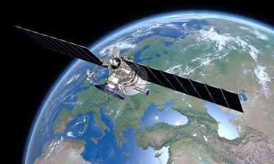 Satellite Europe - obrazy, fototapety, plakaty