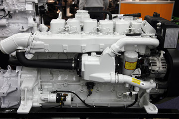 Modern engine used on marine industry