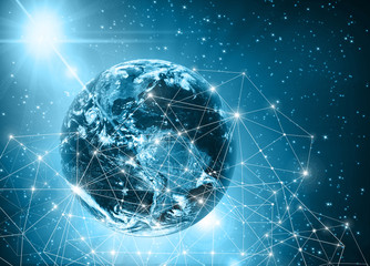 Obraz premium Best Internet Concept of global business from concepts series