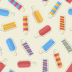 summer pattern ice creame
