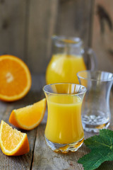 Fresh orange juice