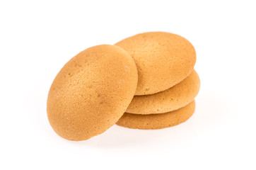 Biscuits isolated on white.