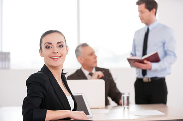 Obraz premium Happy to be a part of team.