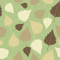 Leaf, seamless pattern