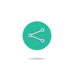 Vector of Marketing icon.share