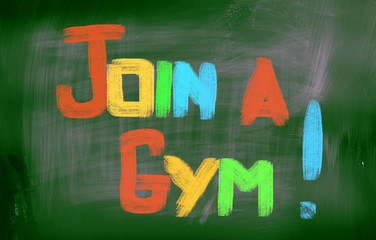 Join A Gym Concept