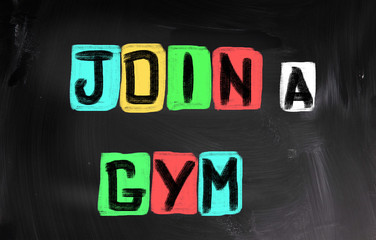 Join A Gym Concept