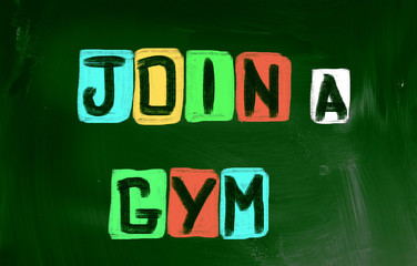Join A Gym Concept