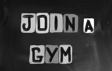 Join A Gym Concept