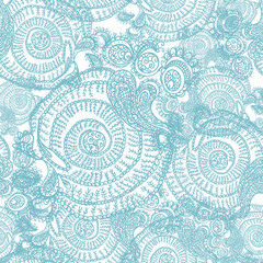 Fototapeta na wymiar Abstract seamless background with curls