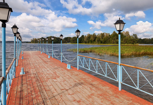 Pier of Valday Iversky Monastery, Russia