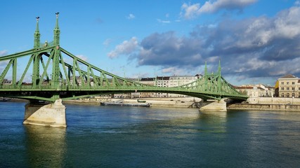 Fototapeta na wymiar Liberty Bridge Budapest, Hungary