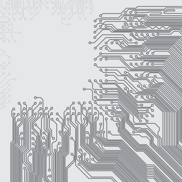 Abstract background with a circuit board texture