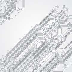 Abstract background with a circuit board texture