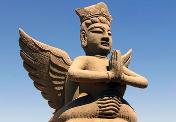 Crédence de cuisine en verre imprimé Chine clay statue of mythological flying celestial, Ningxia, China
