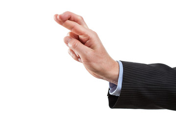 Crossed fingers