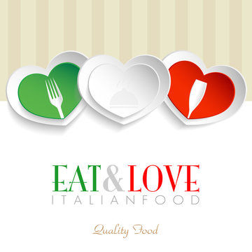 Eat & Love - Italian Logo