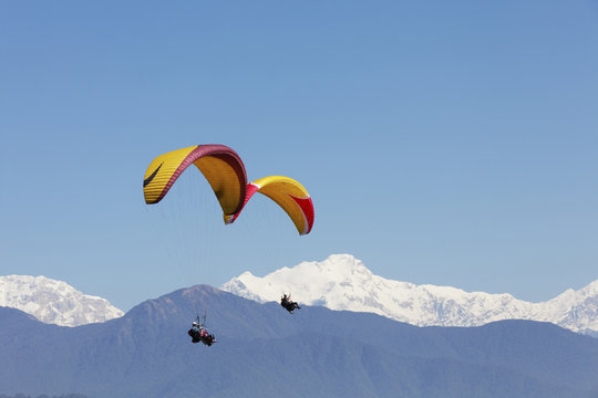 Parapentistes 