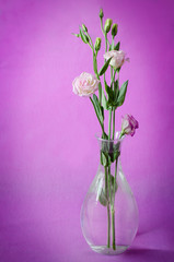 bouquet of pink flowers