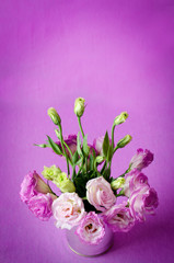 bouquet of pink flowers