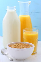 Delicious and healthy granola cereal