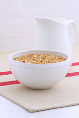 Delicious and healthy granola cereal