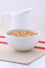 Delicious and healthy granola cereal