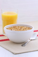 Delicious and healthy granola cereal