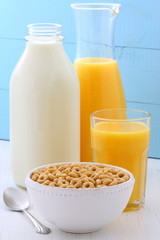 Delicious and healthy honey nuts cereal