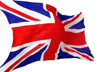 British Flag Isolated