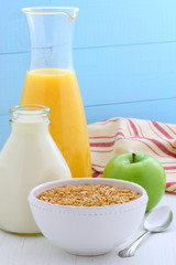 Delicious and healthy granola cereal