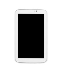 White tablet pc isolated