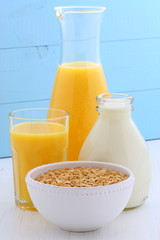 Delicious and healthy granola cereal