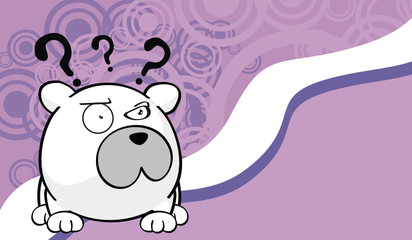 polar bear cartoon ball wallpaper