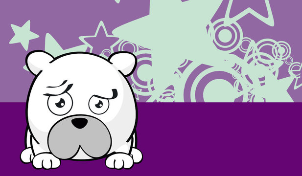 polar bear cute cartoon background