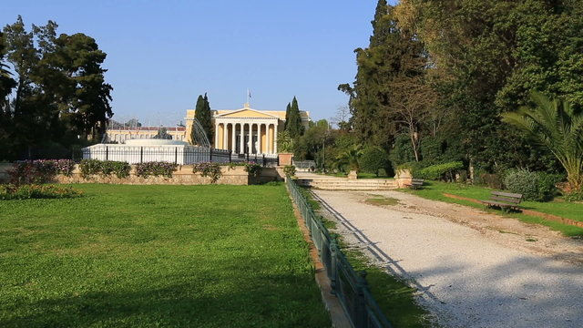 The Zappeion is a building in the National Gardens of Athens