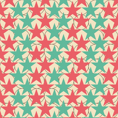 A Vector Editable Abstract Geometrical Retro Background