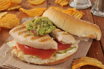 Grilled chicken sandwich