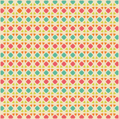 A Vector Editable Abstract Geometrical Retro Background