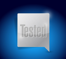 tested message bubble illustration design