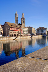 Obraz premium Zurich, the Great Minster