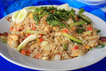 fried rice with crab meat