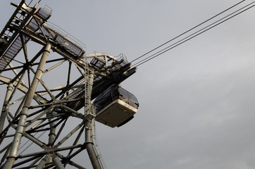 the cableway and the pylon