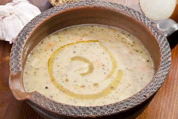 Potato soup with Vegetable