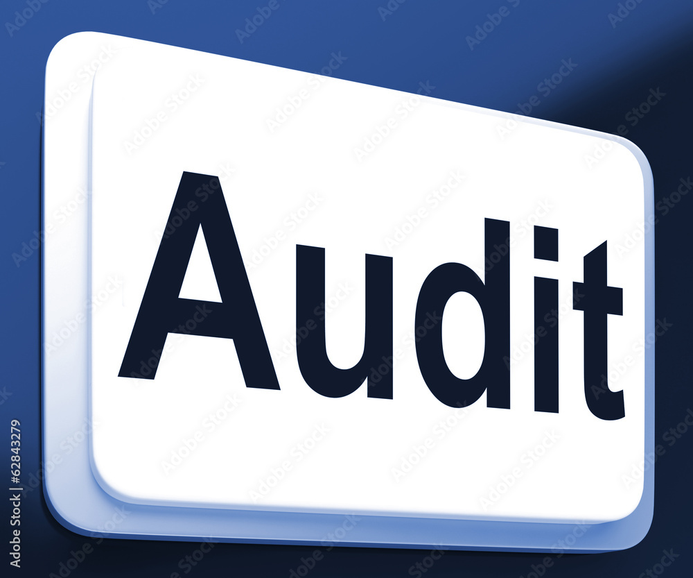 Poster audit button shows auditor validation or inspection